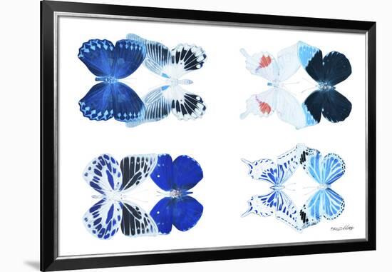 Miss Butterfly X-Ray Duo White VII-Philippe Hugonnard-Framed Photographic Print