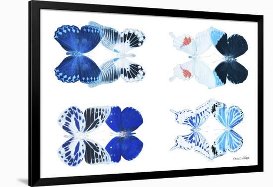 Miss Butterfly X-Ray Duo White VII-Philippe Hugonnard-Framed Photographic Print