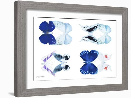 Miss Butterfly X-Ray Duo White-Philippe Hugonnard-Framed Photographic Print