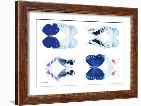 Miss Butterfly X-Ray Duo White-Philippe Hugonnard-Framed Photographic Print