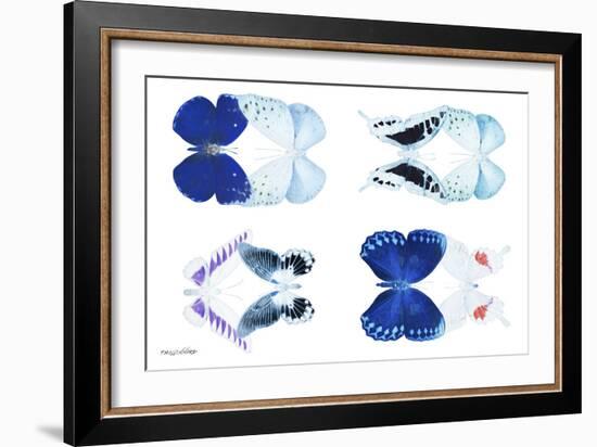 Miss Butterfly X-Ray Duo White-Philippe Hugonnard-Framed Photographic Print