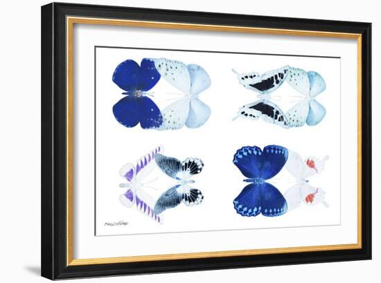 Miss Butterfly X-Ray Duo White-Philippe Hugonnard-Framed Photographic Print