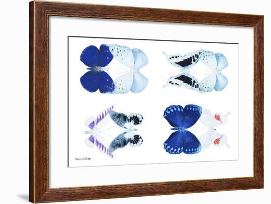 Miss Butterfly X-Ray Duo White-Philippe Hugonnard-Framed Premium Photographic Print