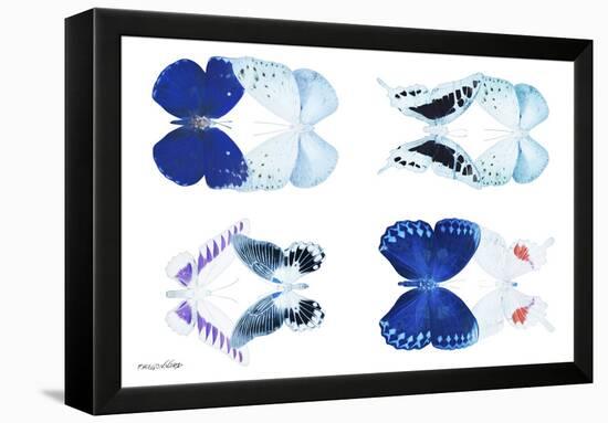 Miss Butterfly X-Ray Duo White-Philippe Hugonnard-Framed Premier Image Canvas