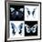 Miss Butterfly X-Ray Square II-Philippe Hugonnard-Framed Photographic Print