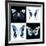 Miss Butterfly X-Ray Square II-Philippe Hugonnard-Framed Photographic Print