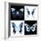 Miss Butterfly X-Ray Square II-Philippe Hugonnard-Framed Photographic Print