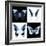 Miss Butterfly X-Ray Square II-Philippe Hugonnard-Framed Photographic Print