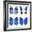 Miss Butterfly X-Ray White Square II-Philippe Hugonnard-Framed Photographic Print