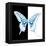 Miss Butterfly Xuthus Sq - X Ray B&W Edition-Philippe Hugonnard-Framed Stretched Canvas