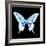 Miss Butterfly Xuthus Sq - X Ray Black Edition-Philippe Hugonnard-Framed Photographic Print