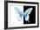 Miss Butterfly Xuthus - X Ray B&W Edition-Philippe Hugonnard-Framed Photographic Print