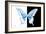 Miss Butterfly Xuthus - X Ray B&W Edition-Philippe Hugonnard-Framed Photographic Print