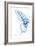 Miss Butterfly Xuthus - X Ray Left White Edition-Philippe Hugonnard-Framed Photographic Print