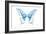 Miss Butterfly Xuthus - X Ray White Edition-Philippe Hugonnard-Framed Photographic Print