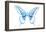 Miss Butterfly Xuthus - X Ray White Edition-Philippe Hugonnard-Framed Premier Image Canvas