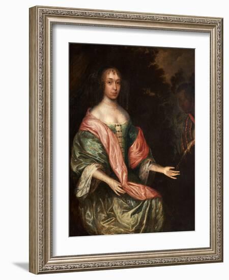 Miss Butterworth of Belfield Hall, 1650-70-John Michael Wright-Framed Giclee Print