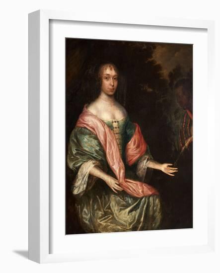 Miss Butterworth of Belfield Hall, 1650-70-John Michael Wright-Framed Giclee Print