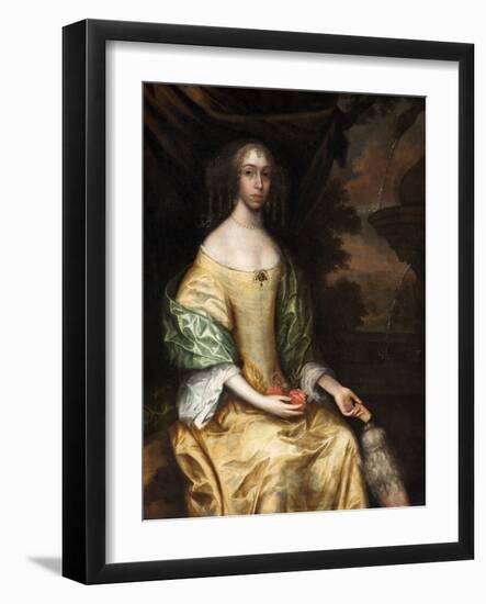 Miss Butterworth of Belfield Hall, 1650-70-John Michael Wright-Framed Giclee Print