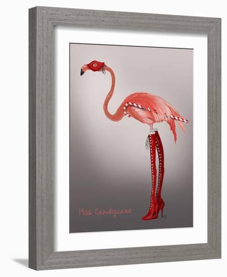 Miss Candycane-Fab Funky-Framed Art Print