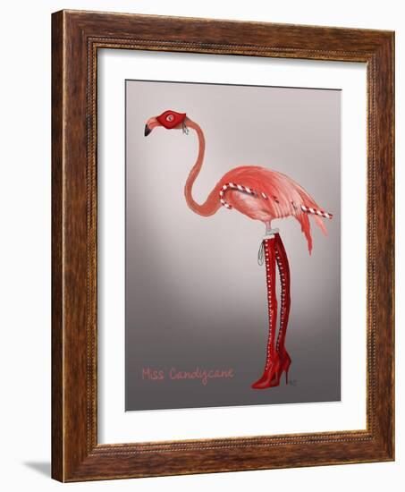 Miss Candycane-Fab Funky-Framed Art Print