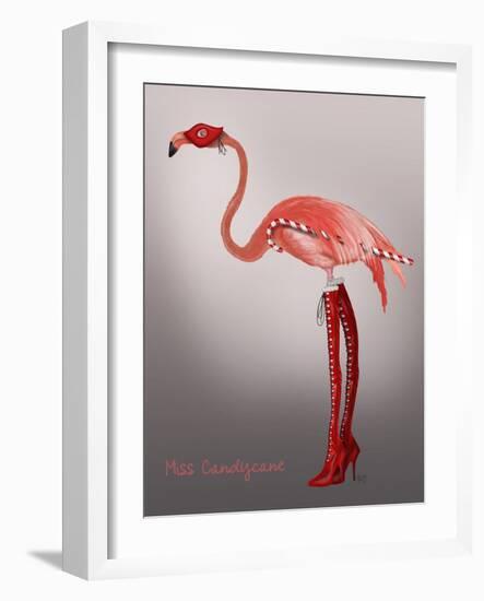 Miss Candycane-Fab Funky-Framed Art Print