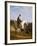 Miss Cazenove on a Grey Hunter, a Dog Running Alongside-Jacques-Laurent Agasse-Framed Giclee Print