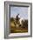 Miss Cazenove on a Grey Hunter, a Dog Running Alongside-Jacques-Laurent Agasse-Framed Giclee Print