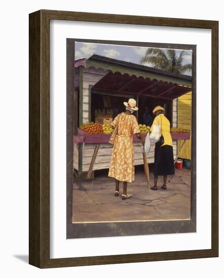 Miss Crystal And Pearl-Bill Makinson-Framed Giclee Print