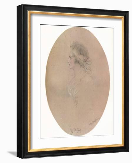 Miss De Camp, 19th century, (1923)-John Hayter-Framed Giclee Print