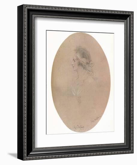 Miss De Camp, 19th century, (1923)-John Hayter-Framed Giclee Print