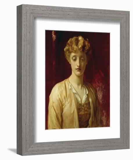 Miss Dene (Dorothy Dene or one of her sisters)-Frederick Leighton-Framed Giclee Print