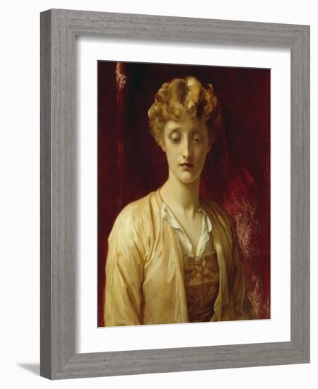 Miss Dene (Dorothy Dene or one of her sisters)-Frederick Leighton-Framed Giclee Print