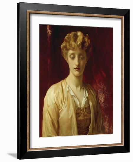 Miss Dene (Dorothy Dene or one of her sisters)-Frederick Leighton-Framed Giclee Print