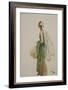 Miss Diane Chamberlain (Oil on Canvas)-John Lavery-Framed Giclee Print