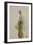 Miss Diane Chamberlain (Oil on Canvas)-John Lavery-Framed Giclee Print