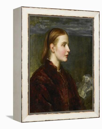 Miss Eliza Ann Ogilvy, 1866-George Frederick Watts-Framed Premier Image Canvas