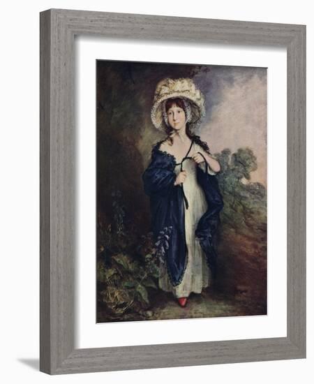 Miss Elizabeth Haverfield, C1780-Thomas Gainsborough-Framed Giclee Print