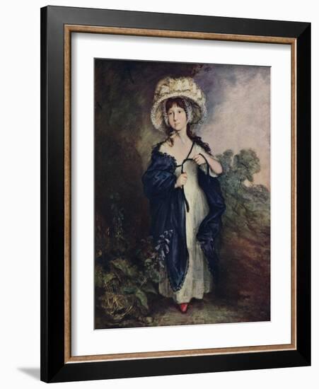 Miss Elizabeth Haverfield, C1780-Thomas Gainsborough-Framed Giclee Print