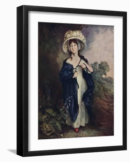 Miss Elizabeth Haverfield, C1780-Thomas Gainsborough-Framed Giclee Print