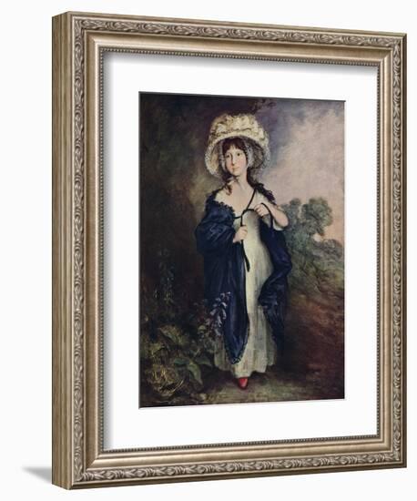 Miss Elizabeth Haverfield, C1780-Thomas Gainsborough-Framed Giclee Print