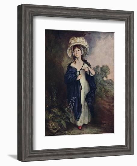 Miss Elizabeth Haverfield, C1780-Thomas Gainsborough-Framed Giclee Print