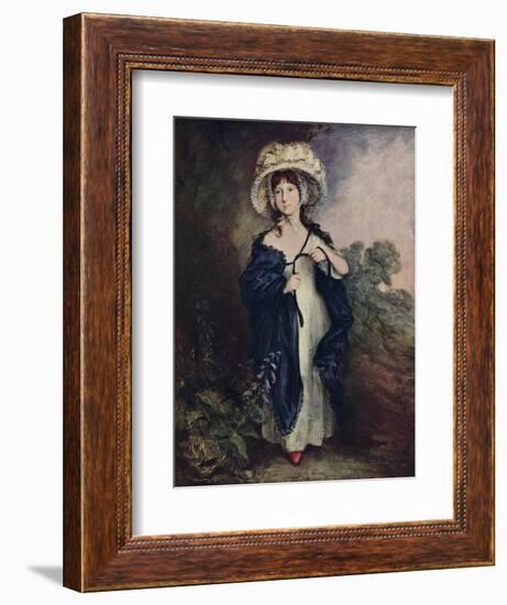 Miss Elizabeth Haverfield, C1780-Thomas Gainsborough-Framed Giclee Print