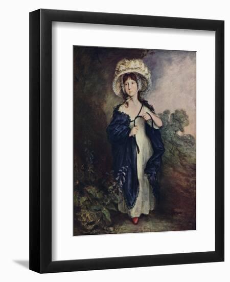 Miss Elizabeth Haverfield, C1780-Thomas Gainsborough-Framed Giclee Print