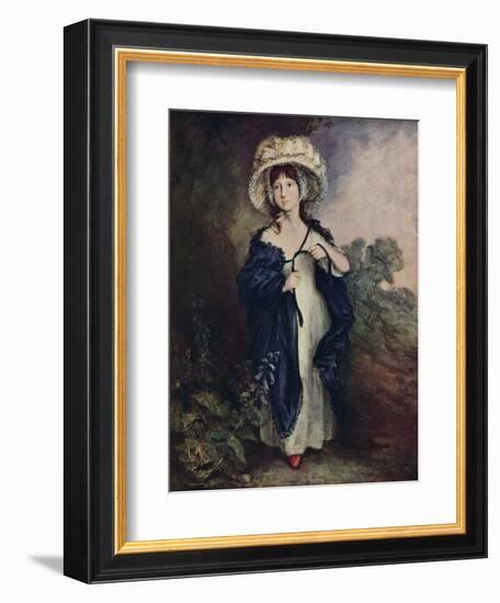 Miss Elizabeth Haverfield, C1780-Thomas Gainsborough-Framed Giclee Print