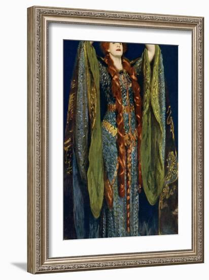 Miss Ellen Terry as Lady Macbeth, 1906-John Singer Sargent-Framed Giclee Print