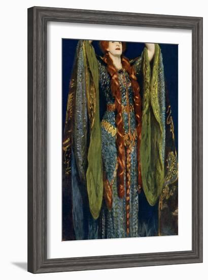 Miss Ellen Terry as Lady Macbeth, 1906-John Singer Sargent-Framed Giclee Print