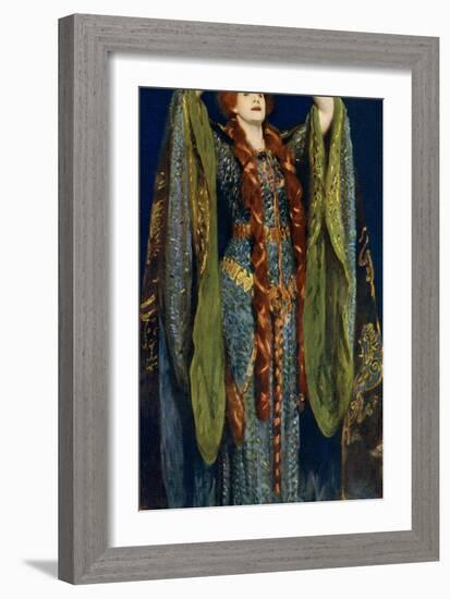 Miss Ellen Terry as Lady Macbeth, 1906-John Singer Sargent-Framed Giclee Print