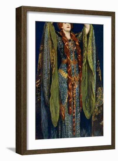 Miss Ellen Terry as Lady Macbeth, 1906-John Singer Sargent-Framed Giclee Print