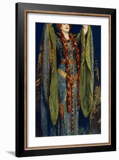 Miss Ellen Terry as Lady Macbeth, 1906-John Singer Sargent-Framed Giclee Print